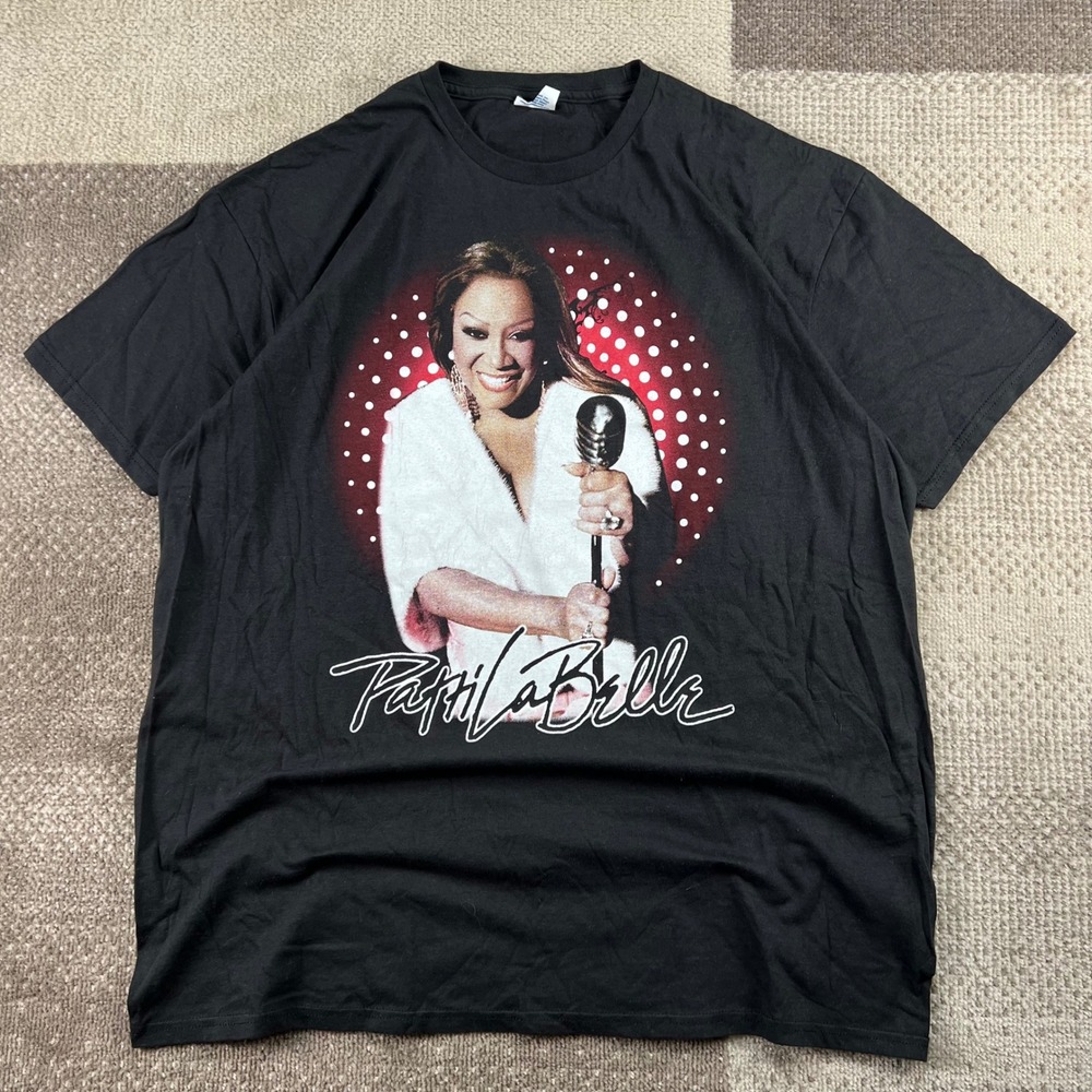 Patti LaBelle‎ 2016 Tour An Evening With Graphic Concert T-Shirt Mens Black XL